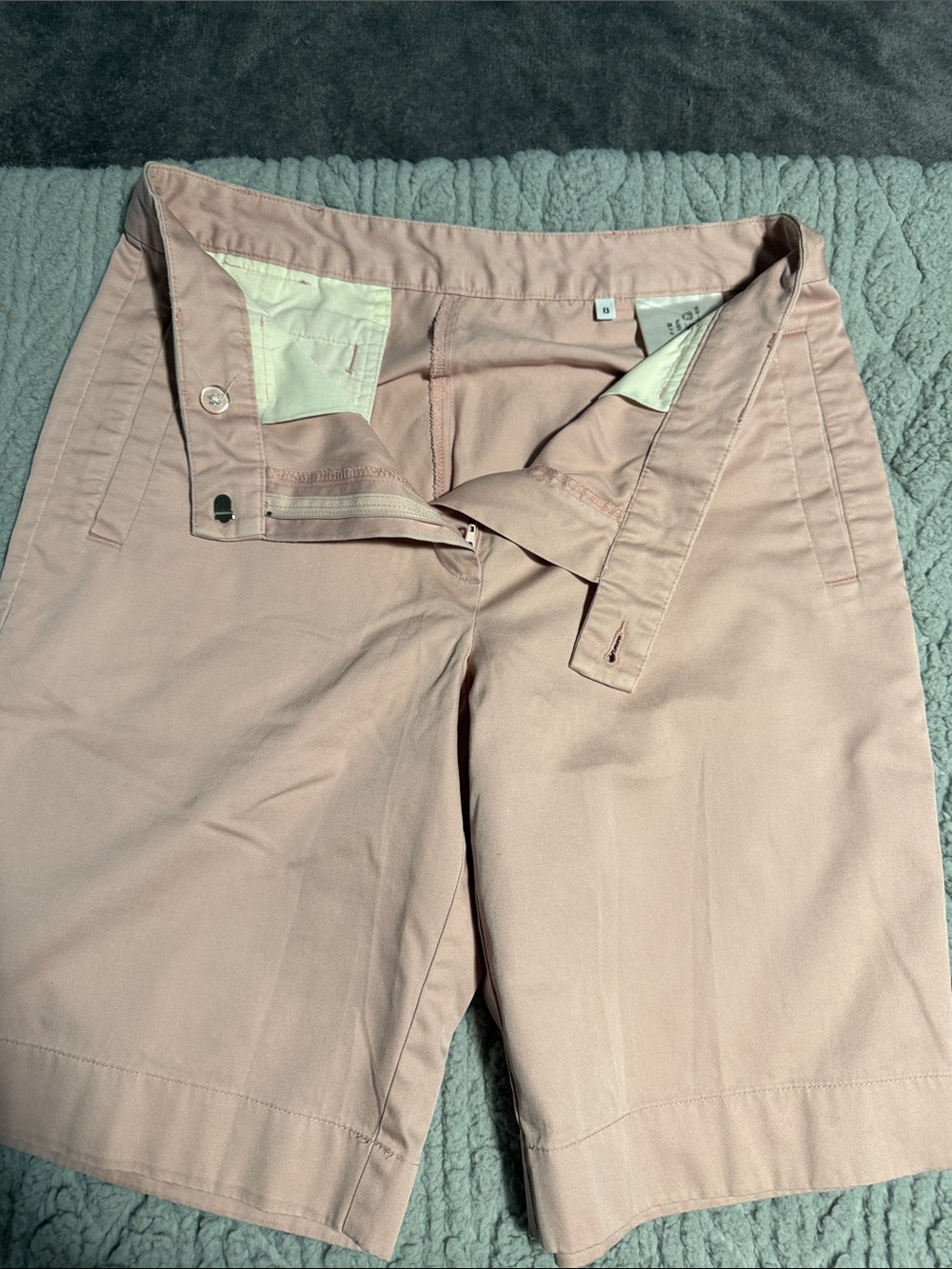 Light Pink Women's Bermuda Shorts